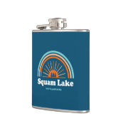 Squam Lake New Hampshire Rainbow Heupfles (Links)