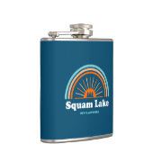 Squam Lake New Hampshire Rainbow Heupfles (Rechts)