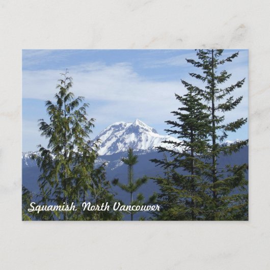 Squamish, North Vancouver Briefkaart (Voorkant)