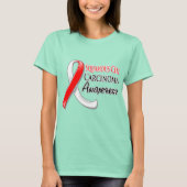 Squamous Cell Carcinoma Awareness Ribbon T-shirt (Voorkant)