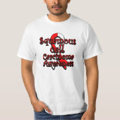 Squamous Cell Carcinoma Awareness Ribbon T-shirt (Voorkant)