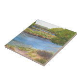 squamscott river op newfields , juli 2015 tegeltje (Zijkant)