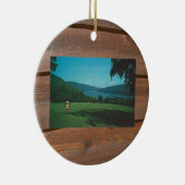 Squantz Pond Panorama Ornament (Rechts)