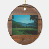 Squantz Pond Panorama Ornament (Links)