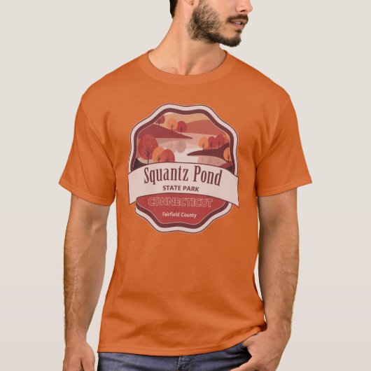 Squantz Pond State Park Fairfield County Connectic T-shirt (Voorkant)