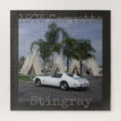 Square 1975 Corvette Stingray Puzzle Legpuzzel (Verticaal)