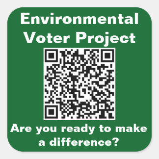 Square, 3 inch sticker; six in a sheet vierkante sticker