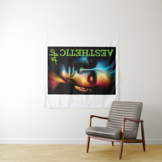 Square (57" x 57") Tapestry Wandkleed (In Situ (horizontaal))