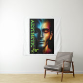 Square (57" x 57") Tapestry Wandkleed (In situ)