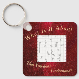 Square Agility Course Themed Keychain