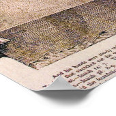 "Square and Briefpapier" Flat Earth Map Poster (Hoek)