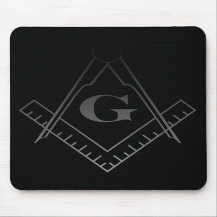 Square and Compass Mousepad Muismat