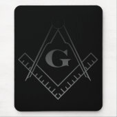 Square and Compass Mousepad Muismat (Voorkant)