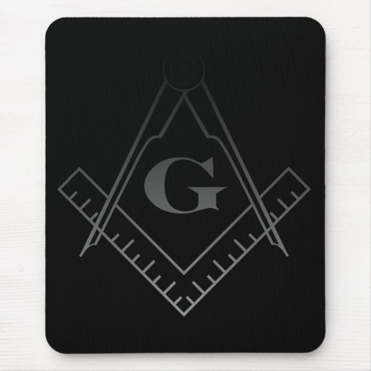 Square and Compass Mousepad Muismat (Voorkant)