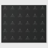 Square and Compass with inset G (Ombre) Cadeaupapier (Vlak)
