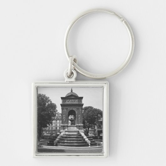 Square and fontain of Innocents, 1547 Sleutelhanger (Voorkant)