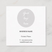 Square Appointment Herinneringskaart Afsprakenkaartje (Voorkant)