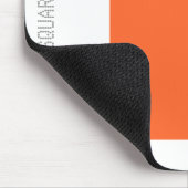 Square - Autumn Oranje en White Muismat (Hoek)