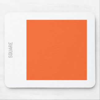 Square - Autumn Oranje en White Muismat