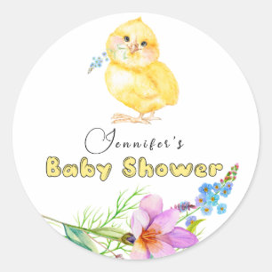 Square Baby shower Square Sticker