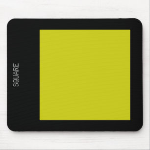 Square - Banana en Black Muismat