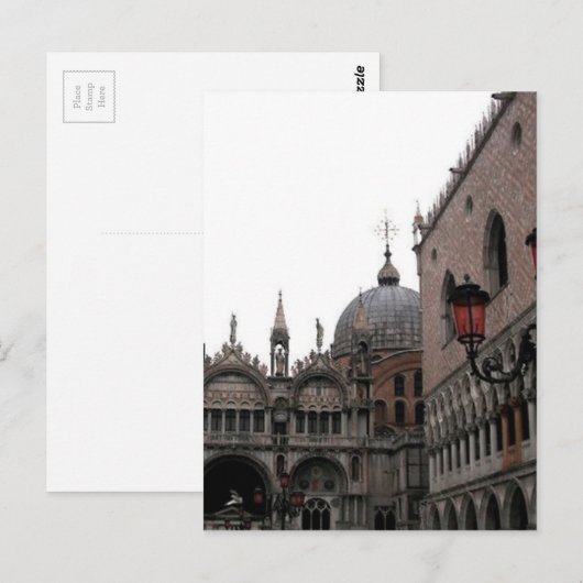 Square & Basilica of St Mark Briefkaart (Voorkant / Achterkant)