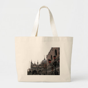 Square & Basilica of St Mark Grote Tote Bag