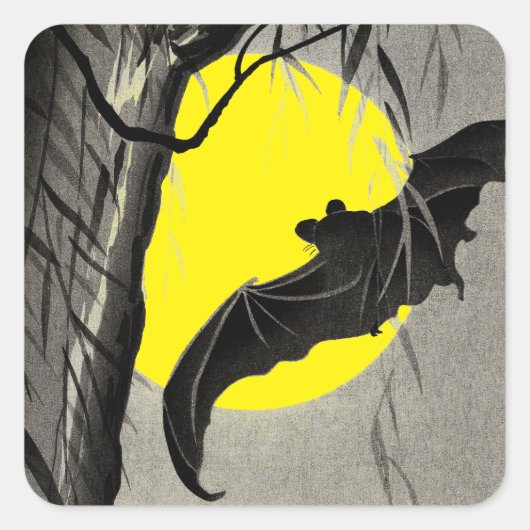 SQUARE BBT EN MOON HALLOW TUSSEN Sticker (Voorkant)