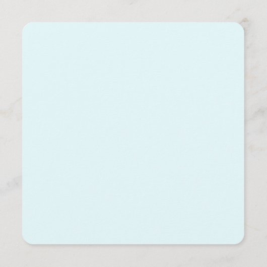 Square Beach Background Wedding Menu Template (Achterkant)