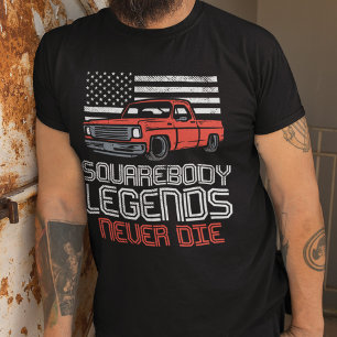 Square Body Legends Nooit die Truck T-shirt