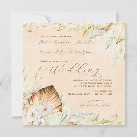 Square Boho Wedding 2 (Voorkant)
