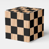 Square Box Checkers Classic Favor Boxes Bedankdoosjes (Voorkant Zijde)