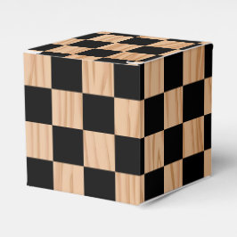 Square Box Checkers Classic Favor Boxes Bedankdoosjes