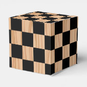 Square Box Checkers Classic Favor Boxes Bedankdoosjes (Achterkant)