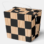 Square Box Checkers Take Out Favor Boxes Bedankdoosjes (Achterkant)