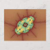 Square Brain - Fractal Briefkaart (Voorkant)