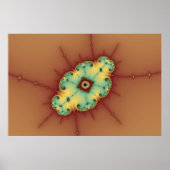 Square Brain - Fractal Poster (Voorkant)