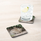 Square Bunny Bier Onderzetter (Rechterzijde)