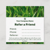 Square Business Promo - Lawn Care Friend Aanbevelingskaartje (Voorkant)