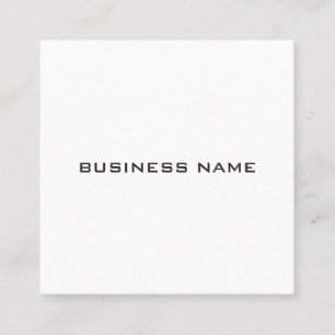 Square BusinessCards Modern Elegant Professional Vierkante Visitekaartje