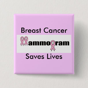 Square Button - Borstkanker Mammogram