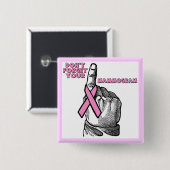 Square Button - Borstkanker Mammogram (Voorkant /achterkant)