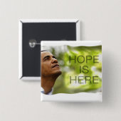 Square Button Hope is hier (Voorkant /achterkant)