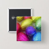 Square Button "Paaskleuren" (Voorkant /achterkant)