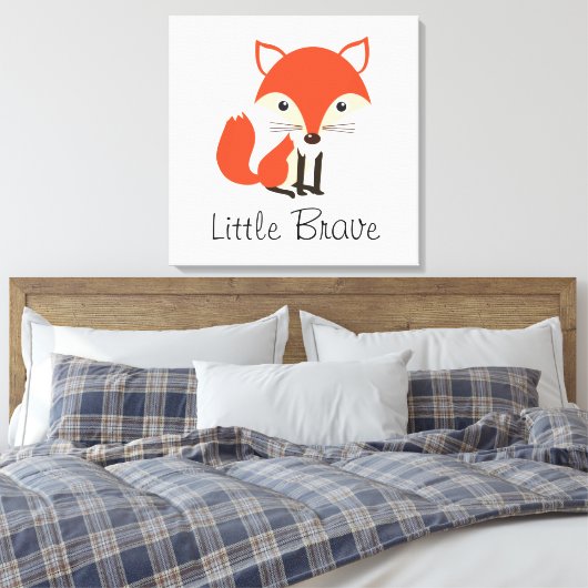 Square Canvas - Little Brave (Insitu (Slaapkamer))