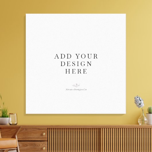 Square Canvas Printing (Insitu (Woonkamer))