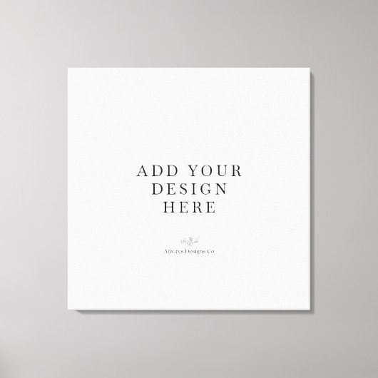 Square Canvas Printing Afdruk (Voorkant)