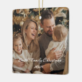 Square Ceramic Ornament (Links)