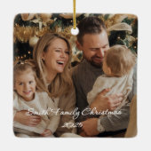 Square Ceramic Ornament (Achterkant)