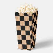 Square Checkers Design Popcorn Bedankdoosjes (Popped)